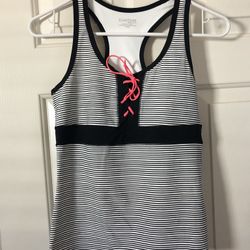 Bebe Sport Racerback Top with Built-in Bra, Size M