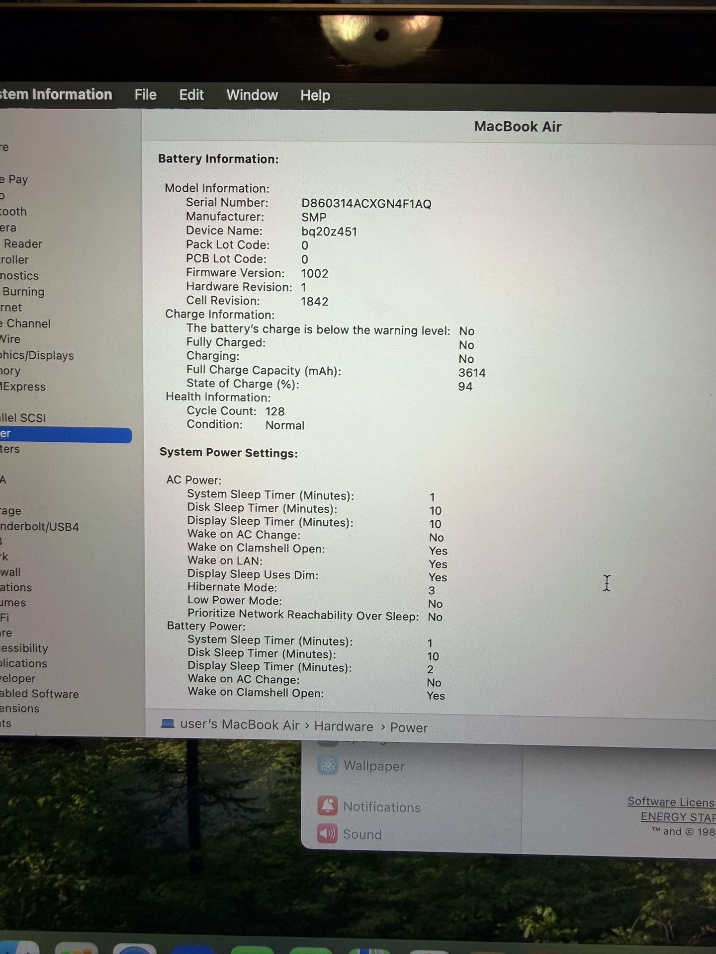 2020 MacBook Air 13’’