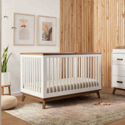 Babyletto Scoot 3-in-1 Convertible Crib with Toddler Bed Conversion Kit