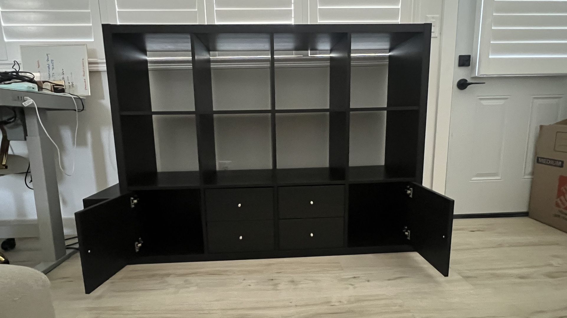 Dark Brown Book Boxed Shelves
