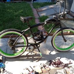 Sikk Fat Tire Motorized Bike