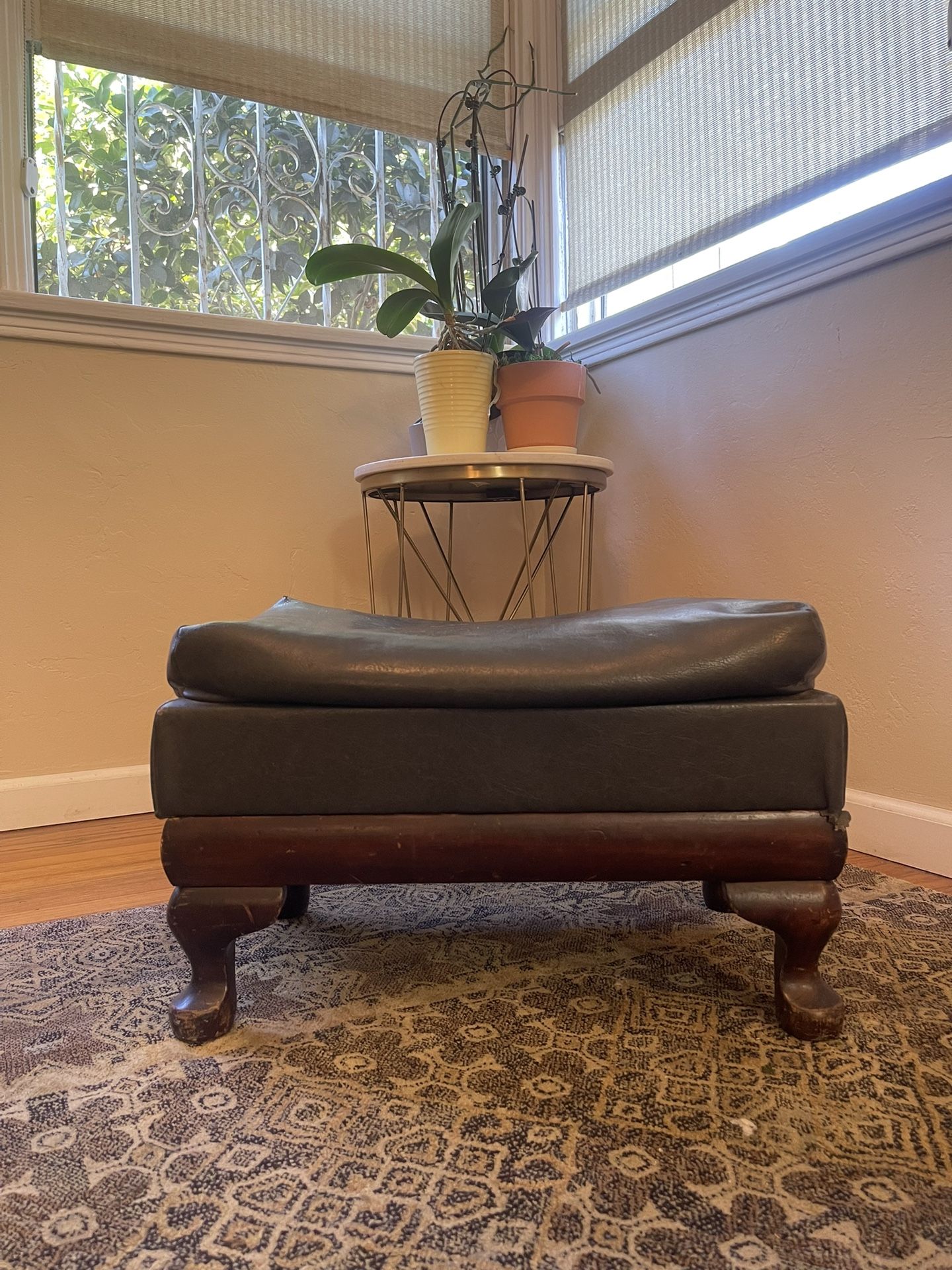 Vintage Ottoman with Hidden Note (Purchased 1942)