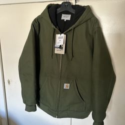 BRAND NEW XXL CARHARTT JACKET GREEN
