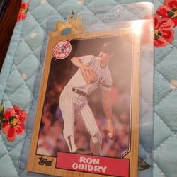 New York Yankees 1987 Topps Error Darker Wood Grain Baseball Cards Lot 
