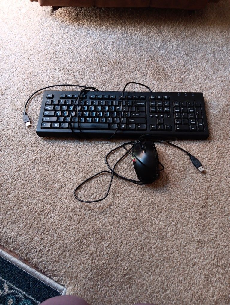 Computer Keyboard And Mouse Wired Works