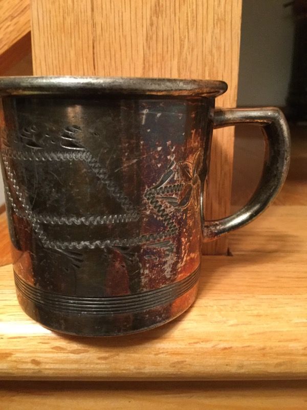Antique Quadruple Plate Baby Mug