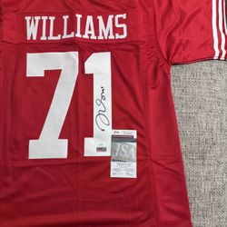 Trent Williams signed Autograph Custom Jersey - JSA Coa - San Francisco 49ers