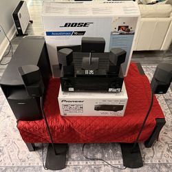 Complete Bose & Pioneer Home Theater System (Excellent Condition)