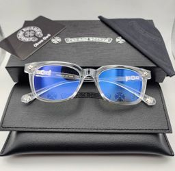 Chrome heart glasses