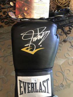 Manny Paquiao signed boxing glove