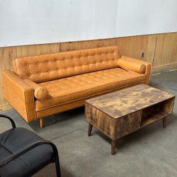 Leather Couch 