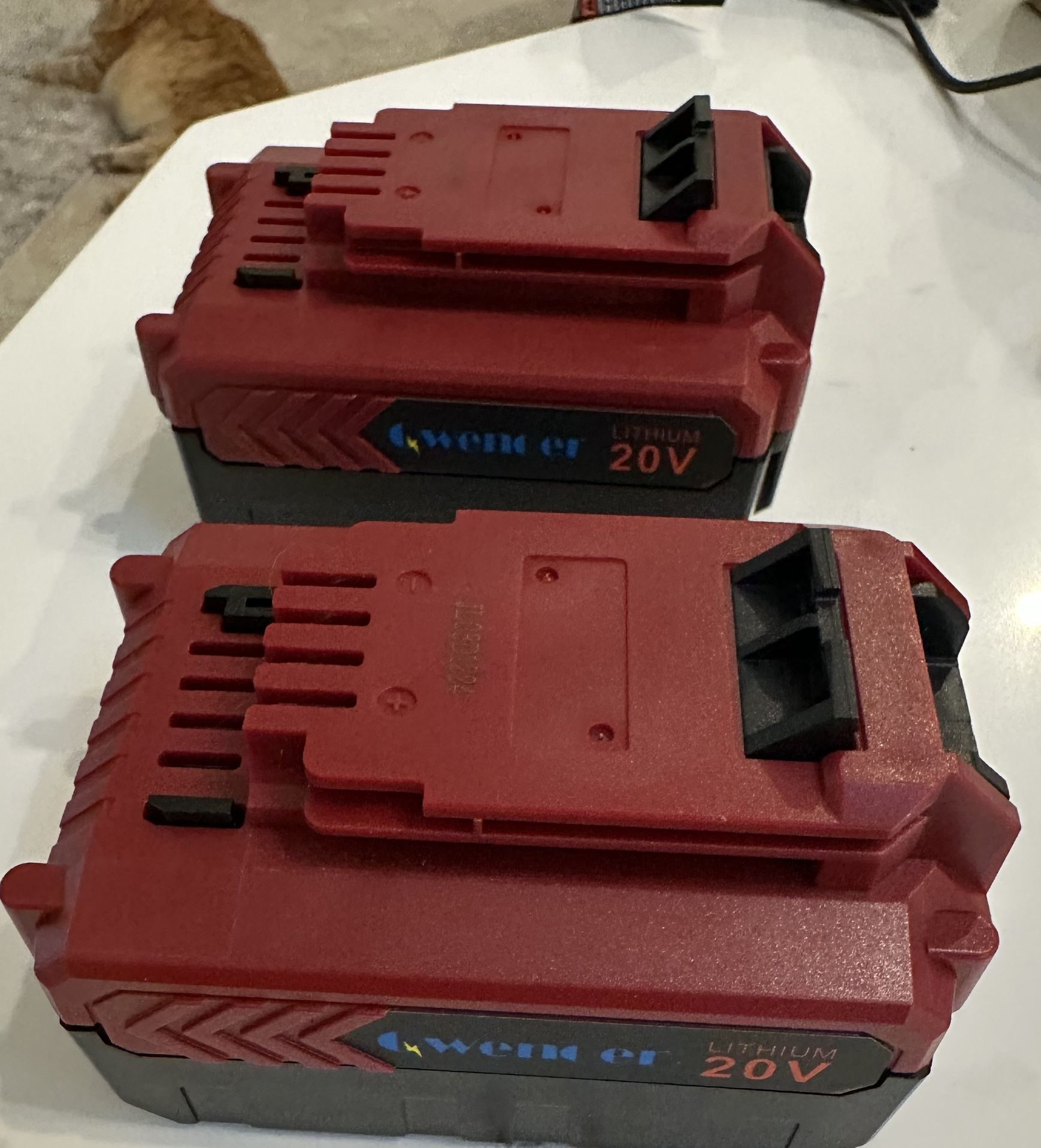 New 2 pack of Owenoer Lithium 20V. Replacement for black&decker and porter cable.