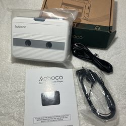 Brand new Aoboco BT Cassette Player w/Headphone Bluetooth Option