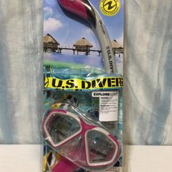 U.S DIVERS EXPLORE SERIES ADULT MASK & SNORKEL SET