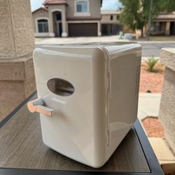 White Mini Portable Cooler