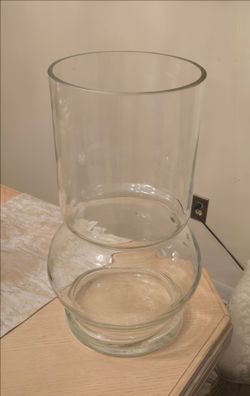 Extra Large Hand Blown Glass Vase 19" Inches Tall
