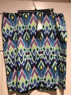 Jones New York Stretch Pencil Skirt 16 W