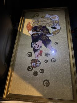  Vintage Japanese Embroidered Art Piece