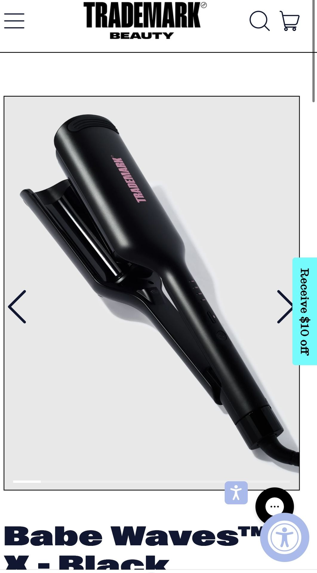 Sealed NEW Trademark Babe WavesX