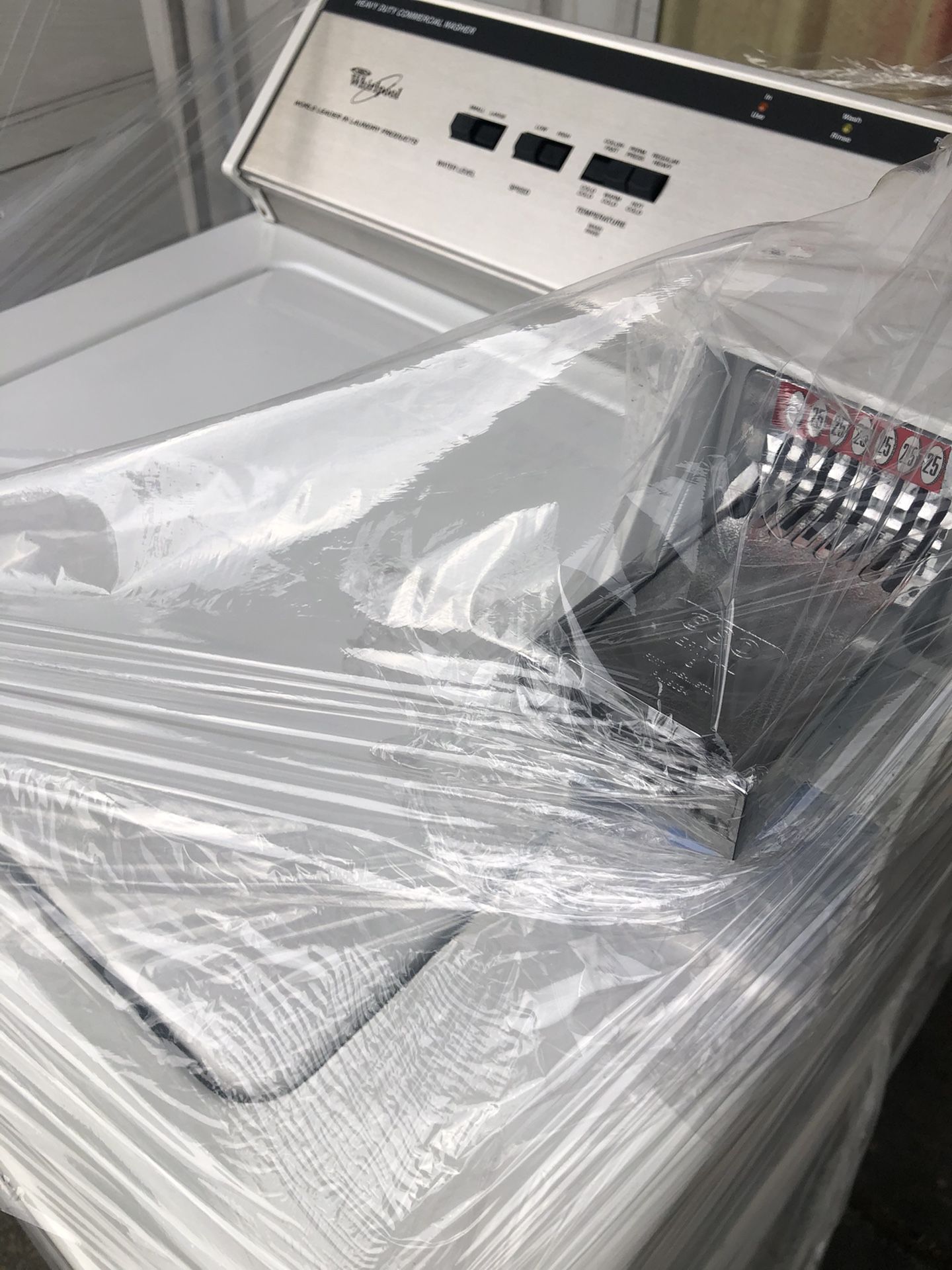 Whirlpool coin op washer