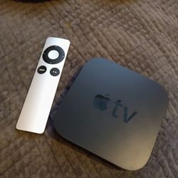 Apple TV Box And Remote 