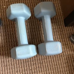 Blue Dumbbells 10lb 
