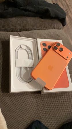 Apple iPhone 17 pro max Verizon brand new not active 256gb orange color brand new white color
