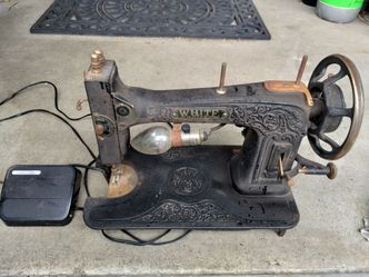 Antique White Rotary sewing machine