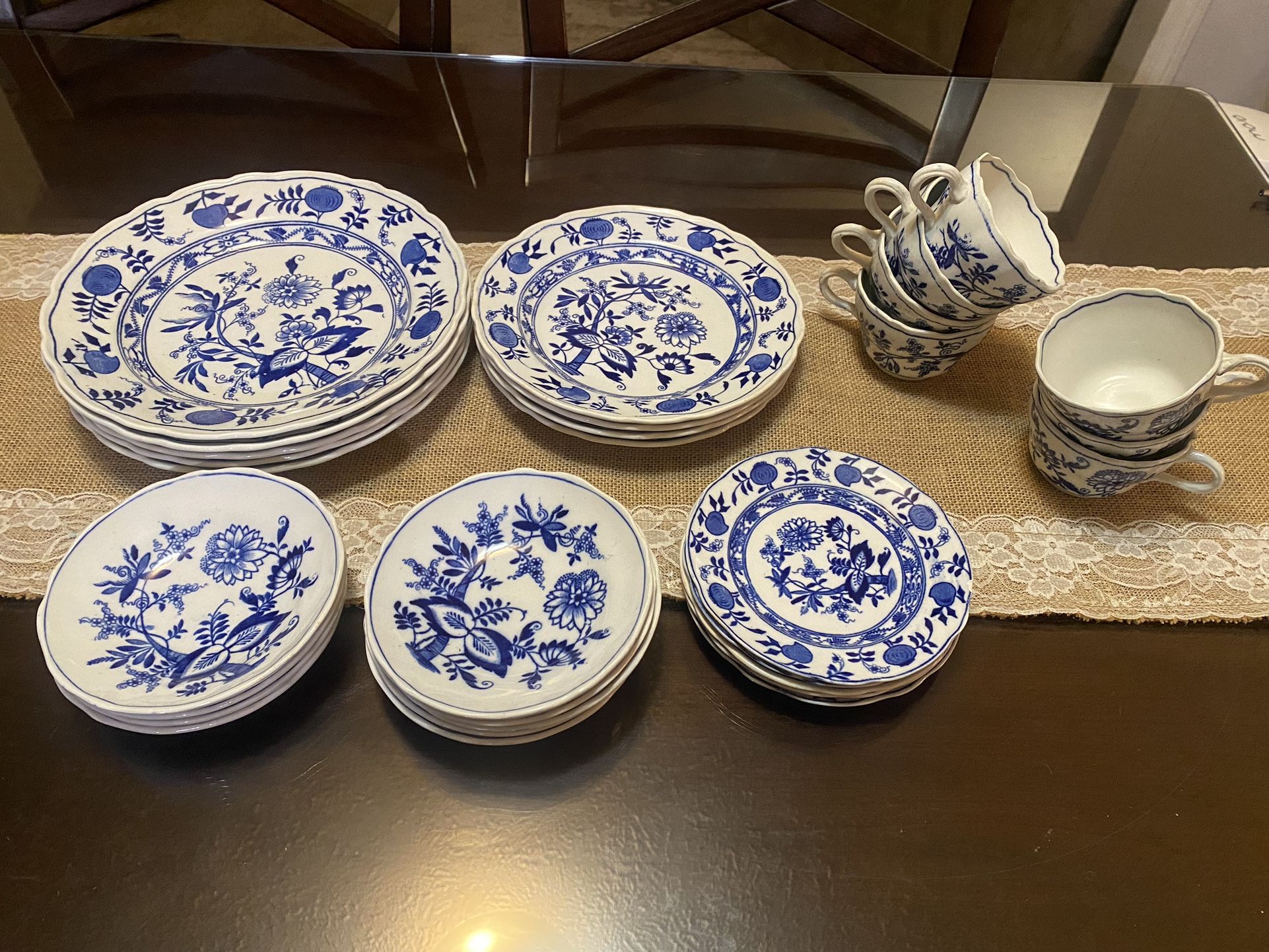 Blue meissen china