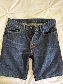 AllSaints Men’s Denim Shorts – Switch Fit – W28 – Dark Wash – Excellent Condition