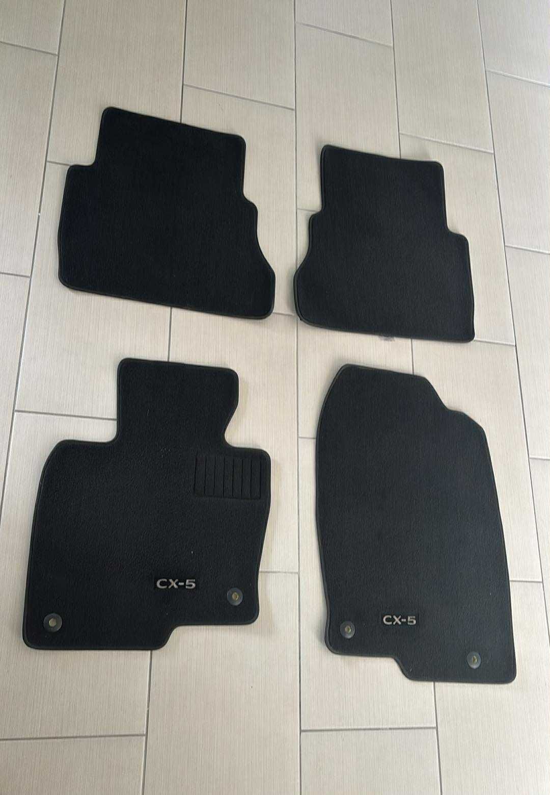 Original Mazda 4 Pieces Carpet Floor Mats Compatible With 2017-2024 Mazda CX-5 All For $38