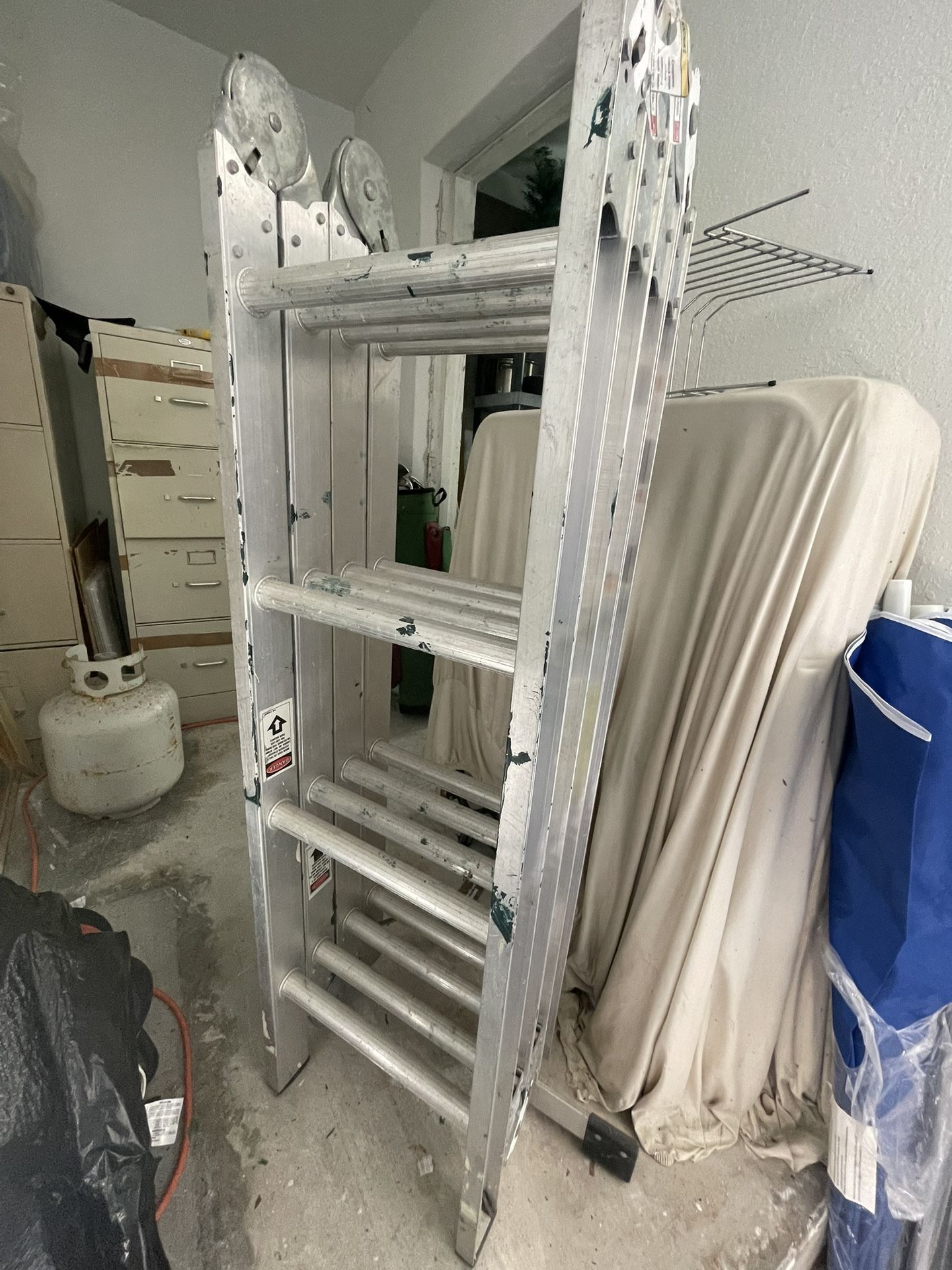 Werner M1-8-16 Folding Ladder Designed For 1 Or 2 Person Jobs Heavy Duty! Retails For $1,200