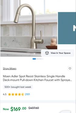 Moen Kitchen Faucet Brand New
