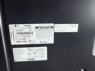 LG 47 inch 3D tv