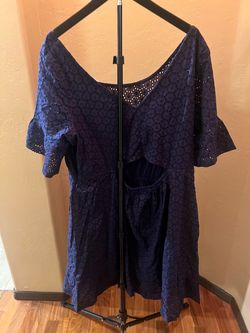 Navy Blue maternity  Dress XL