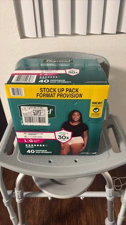 40 count Large depends