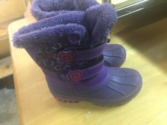 Botas para la lluvia de niña size 12