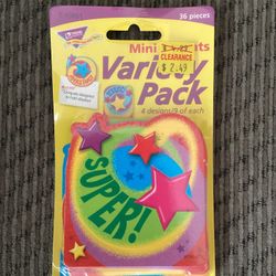 Brand New Trend Mini Accents Variety Pack - 36 pieces. 4 designs/9 of each.