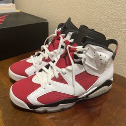Jordan 6 Carmine / Size 9.5 / Great Condition / Pickup 