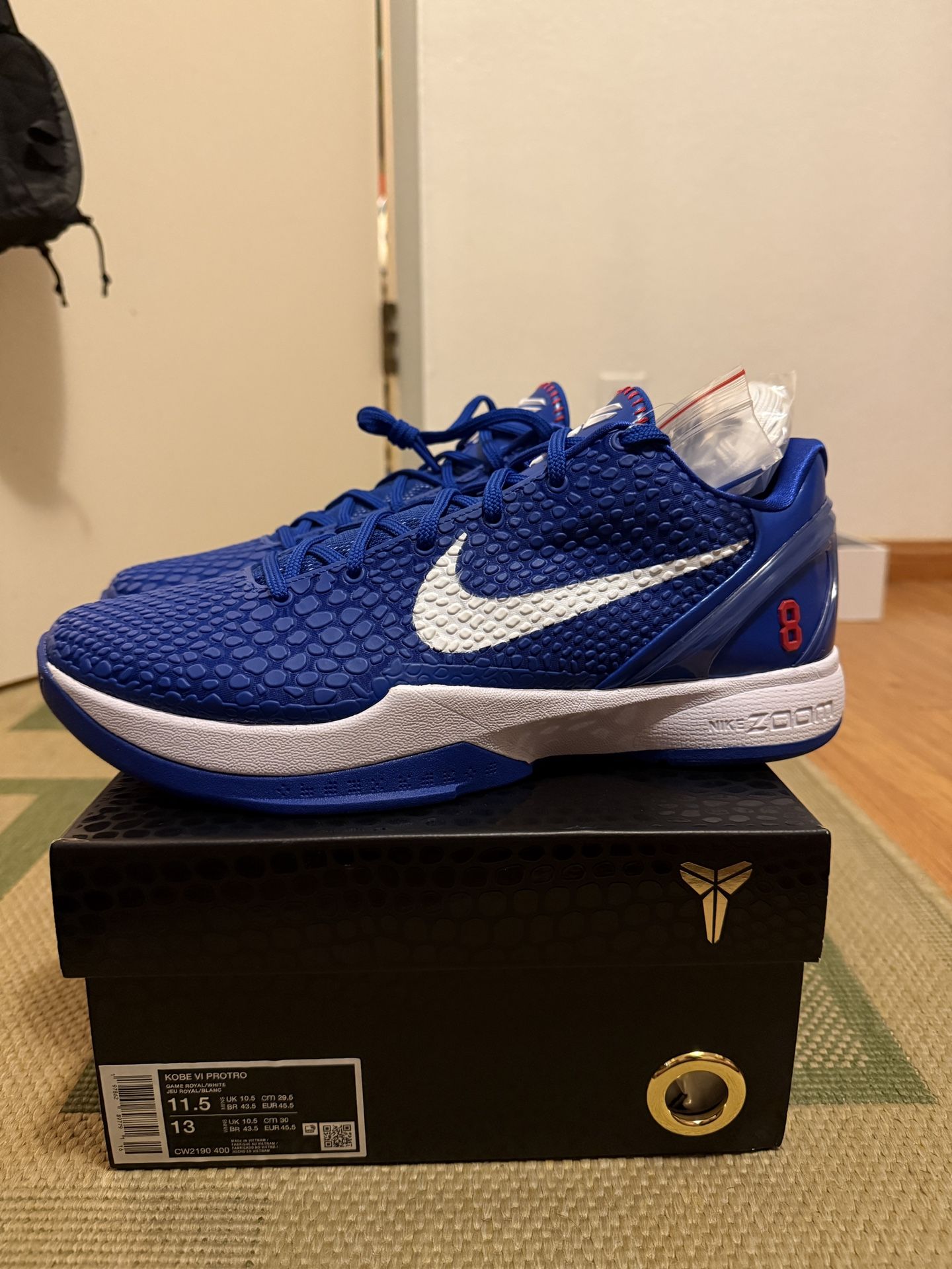 Nike Kobe 6 Protro “Dodgers” (DS Men’s Size 11.5)