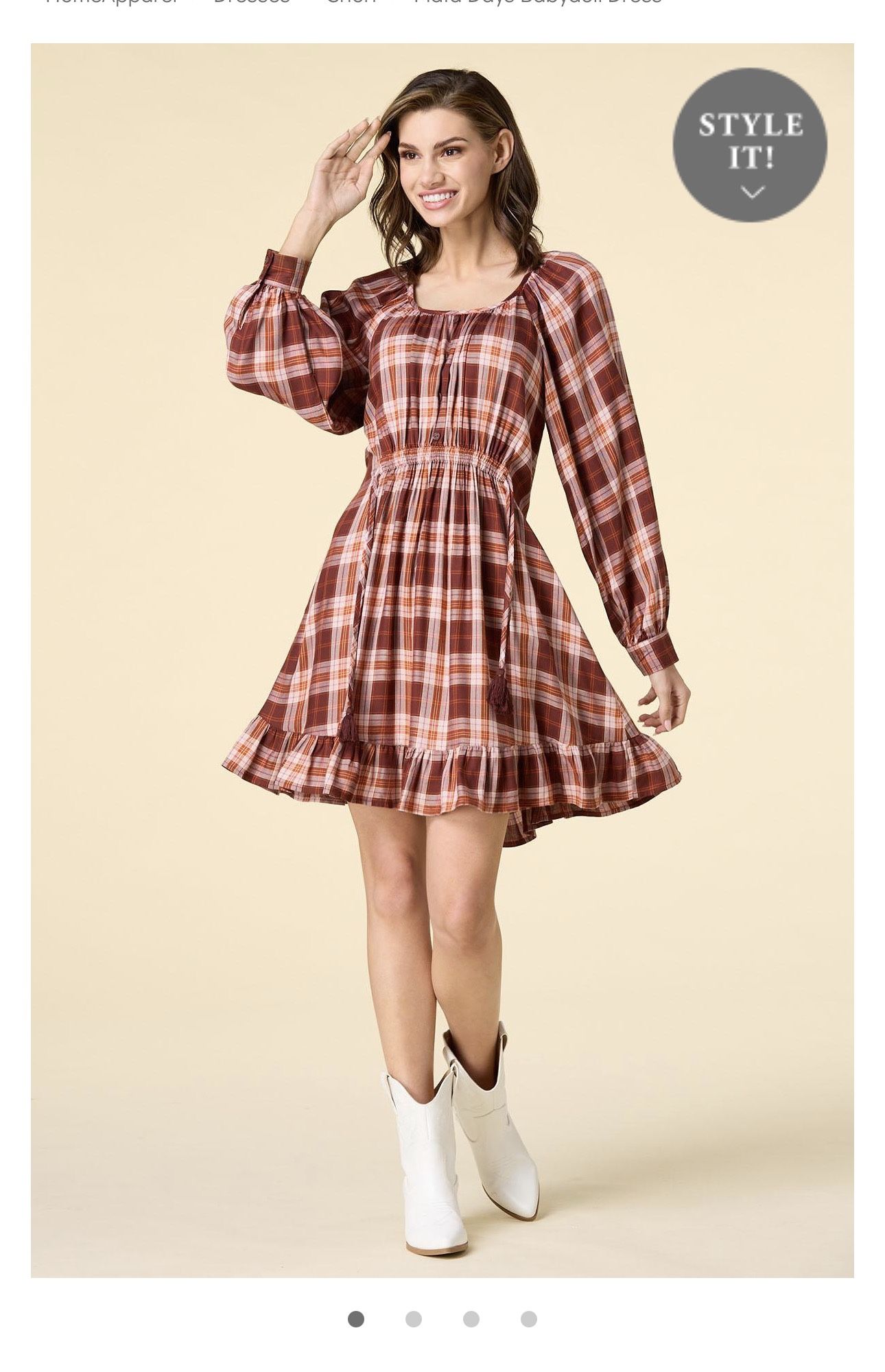 Plaid Dress 
