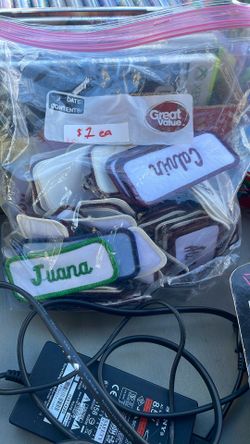 Name Patches $1 Each At Yard Sale Today