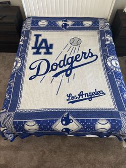 LA Dodgers MLB King Size Blanket