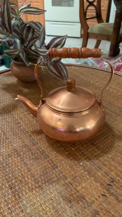 Copper tea kettle