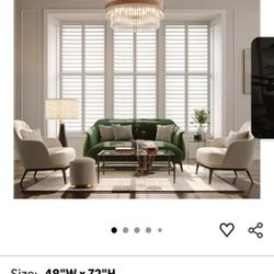 Interior wood window shutter kit