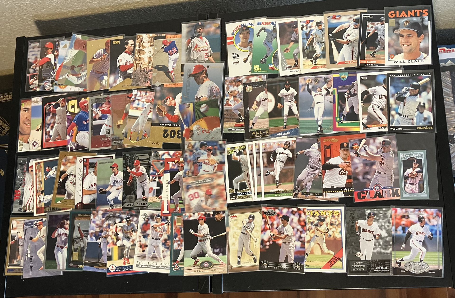 WILL CLARK baseball cards collection