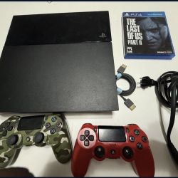 PlayStation 4 PS4 2 controller Last of us 2 BUNDLE