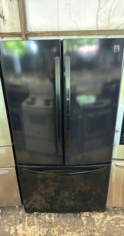 Kenmore Black French Door Fridge - Great Condition, Spacious Interior