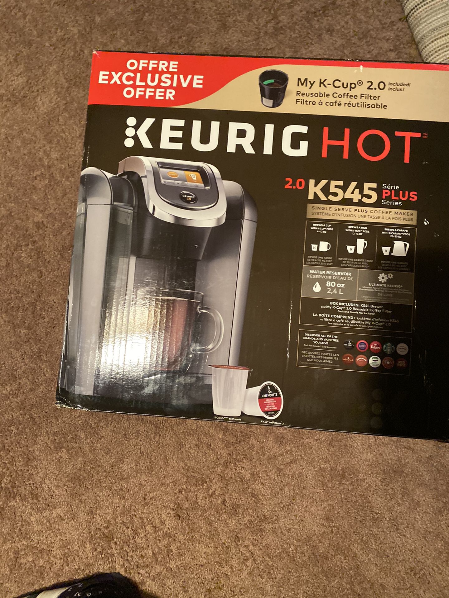 Keurig coffee machine 2.0 K545