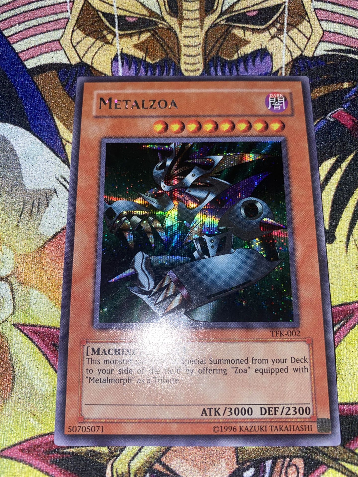 Yugioh Metalzoa The Falsebound Kingdom TFK-002 Prismatic Secret Rare Promo NM/M